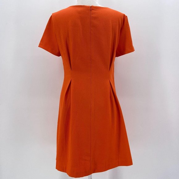 NWT Lucca Coral Short Pleated Short Sleeve Dress M - Picture 4 of 7